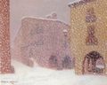 Nevicata a Cuneo - 1972 - 24x36